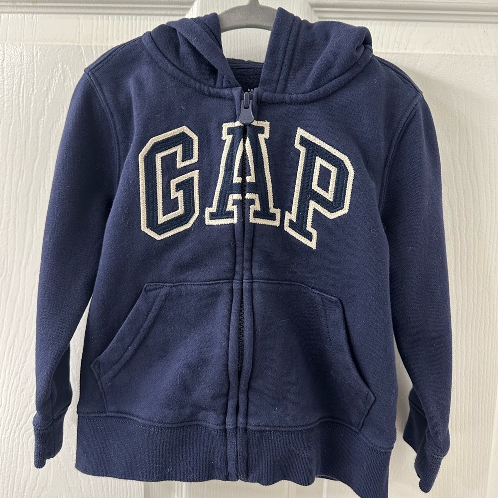 Gap Toddler size 3T Navy Blue zip up sweatshirt